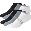 Hanes Men’s Originals Supersoft No Show Socks, Cushioned Socks, Shoe Sizes 6-12, 6-pairs(Black Assortment)