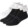Hanes Men’s Originals Supersoft No Show Socks, Cushioned Socks, Shoe Sizes 6-12, 6-pairs(Black/White)