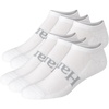 Hanes Men’s Originals Supersoft No Show Socks, Cushioned Socks, Shoe Sizes 6-12, 6-pairs(White)