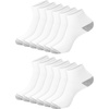 Hanes Men’s Socks, Active Cool X-temp Lightweight Moisture-wicking Cushioned Ankle, Crew and No Show, 12 and 14 Pair Packs(White)