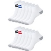 Hanes Men’s Socks, Active Cool X-temp Lightweight Moisture-wicking Cushioned Ankle, Crew and No Show, 12 and 14 Pair Packs(White Stripe – Ankle 14 Pair)