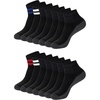 Hanes Men’s Socks, X-temp Cushioned Low Cut Socks, 12 & 14 Pair Packs(Black Stripe – Ankle 14 Pair)