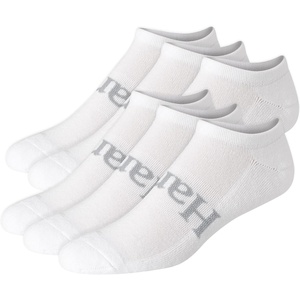 Hanes Men’s Originals Supersoft No Show Socks, Cushioned Socks, Shoe Sizes 6-12, 6-pairs(White)