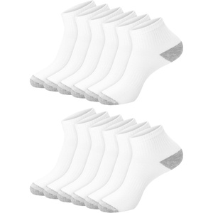 Hanes Men’s Socks, Active Cool X-temp Lightweight Moisture-wicking Cushioned Ankle, Crew and No Show, 12 and 14 Pair Packs(White)
