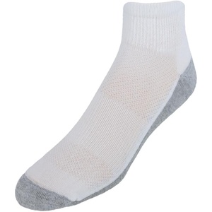 Hanes Men’s Socks, X-temp Cushioned Low Cut Socks, 12 & 14 Pair Packs(White)