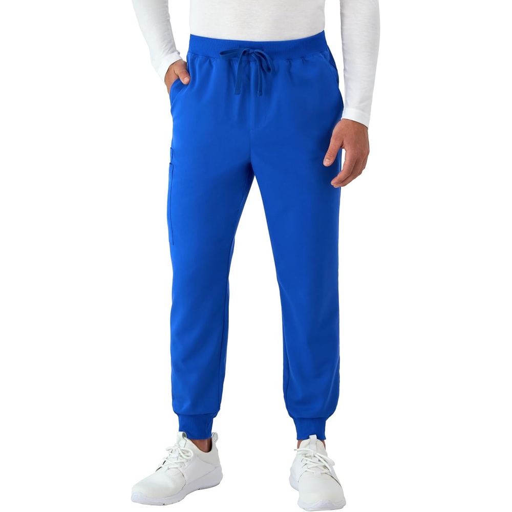 image:imageHanes Mens Scrubs Healthcare Joggers Scrub Joggers for Men MoistureWicking amp Odor Control Multiple PocketsRoyal Blue
