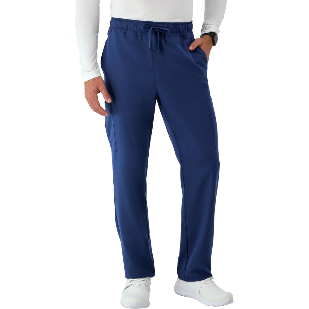 image:imageHanes Mens Scrubs Healthcare Pants Scrub Pants for Men MoistureWicking amp Odor Control 5 PocketsAthletic Navy