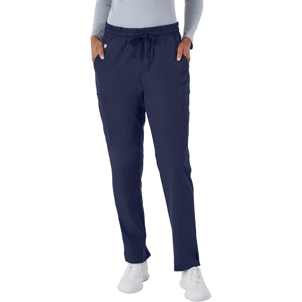 image:imageHanes Womens Comfort Fit Scrub Pants MoistureWicking Healthcare Scrubs for Women 3 PocketsAthletic Navy
