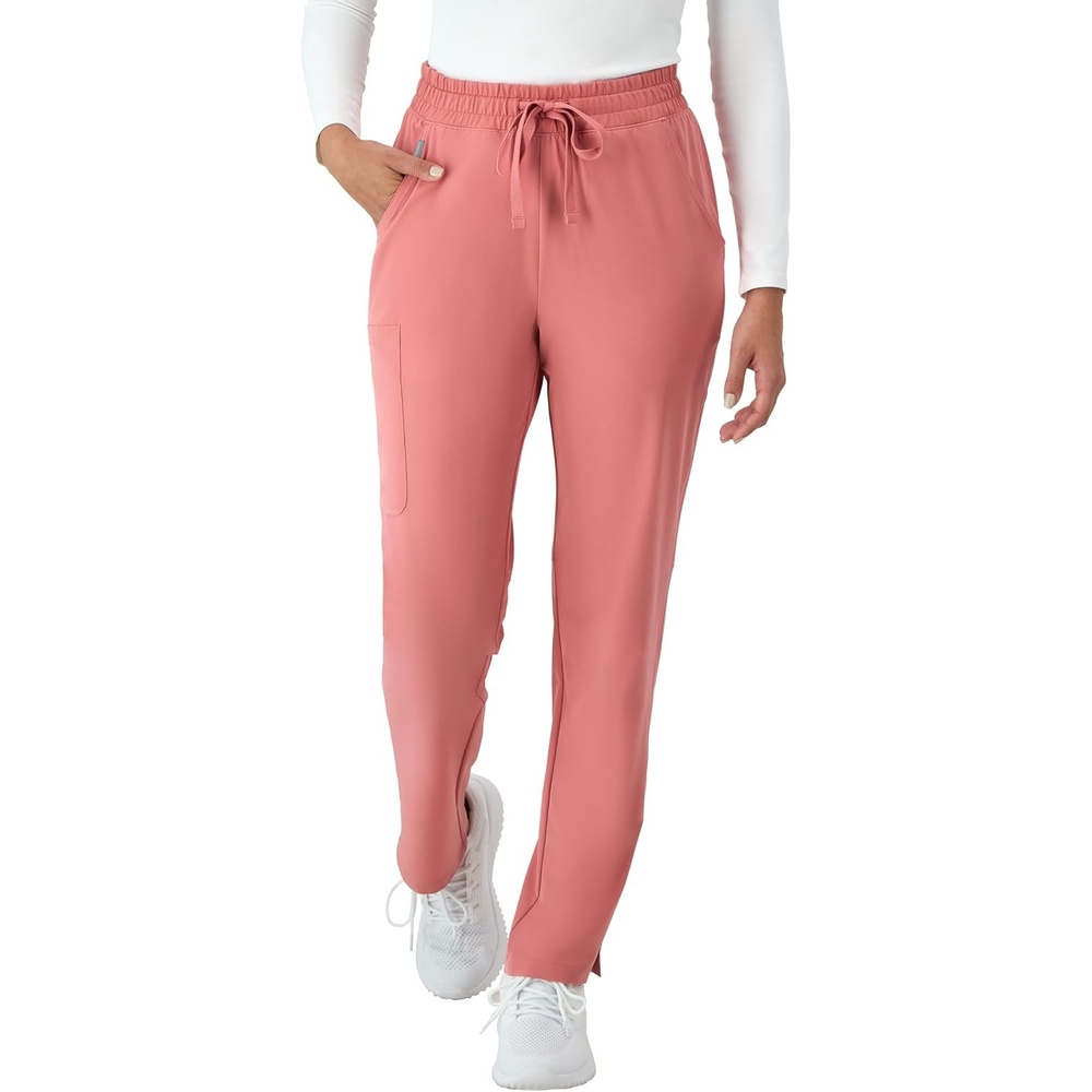 image:imageHanes Womens Comfort Fit Scrub Pants MoistureWicking Healthcare Scrubs for Women 3 PocketsRose Ranch Pink