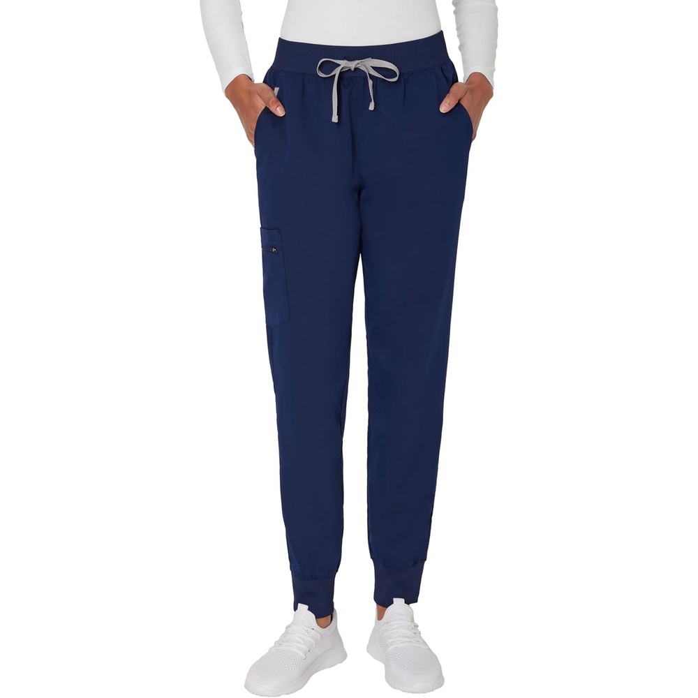 image:imageHanes Womens Scrub Joggers Comfort Fit Healthcare Pants for Women MoistureWicking Medical Scrubs with Odor ControlAthletic Navy
