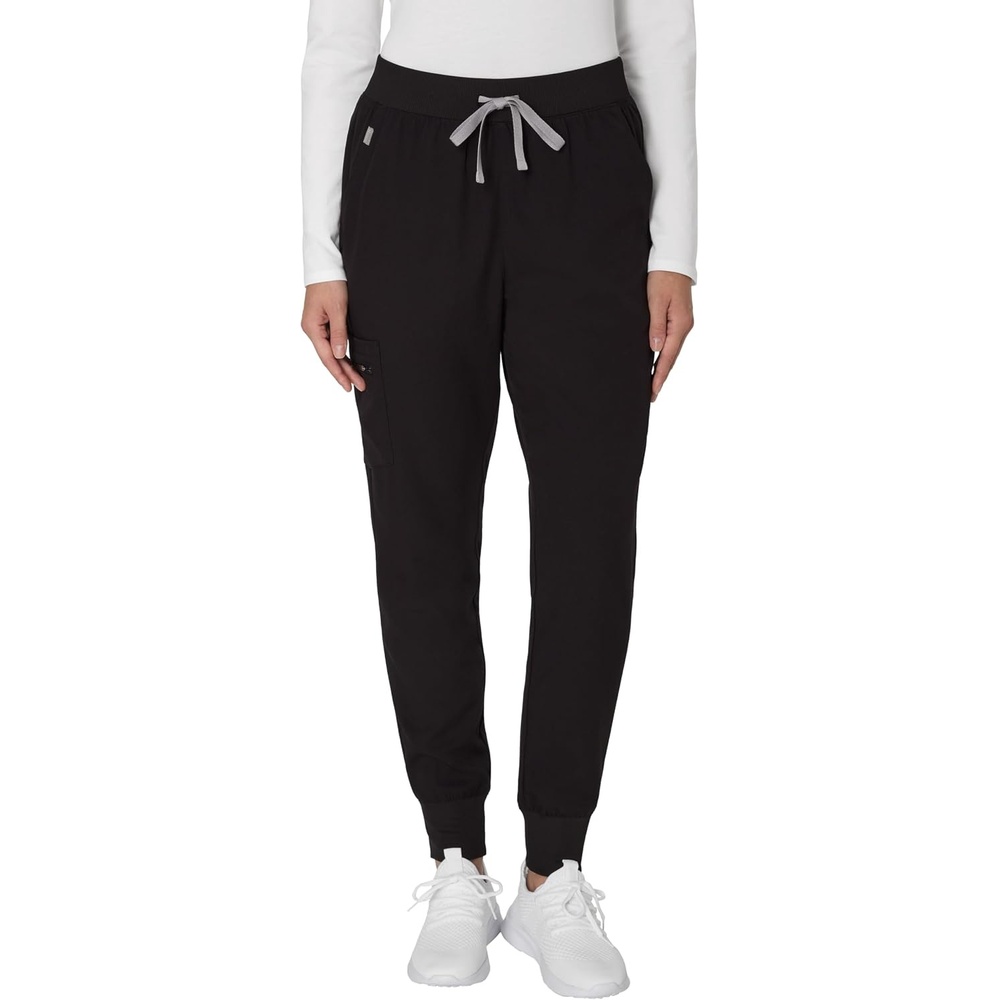 image:imageHanes Womens Scrub Joggers Comfort Fit Healthcare Pants for Women MoistureWicking Medical Scrubs with Odor ControlNew Ebony