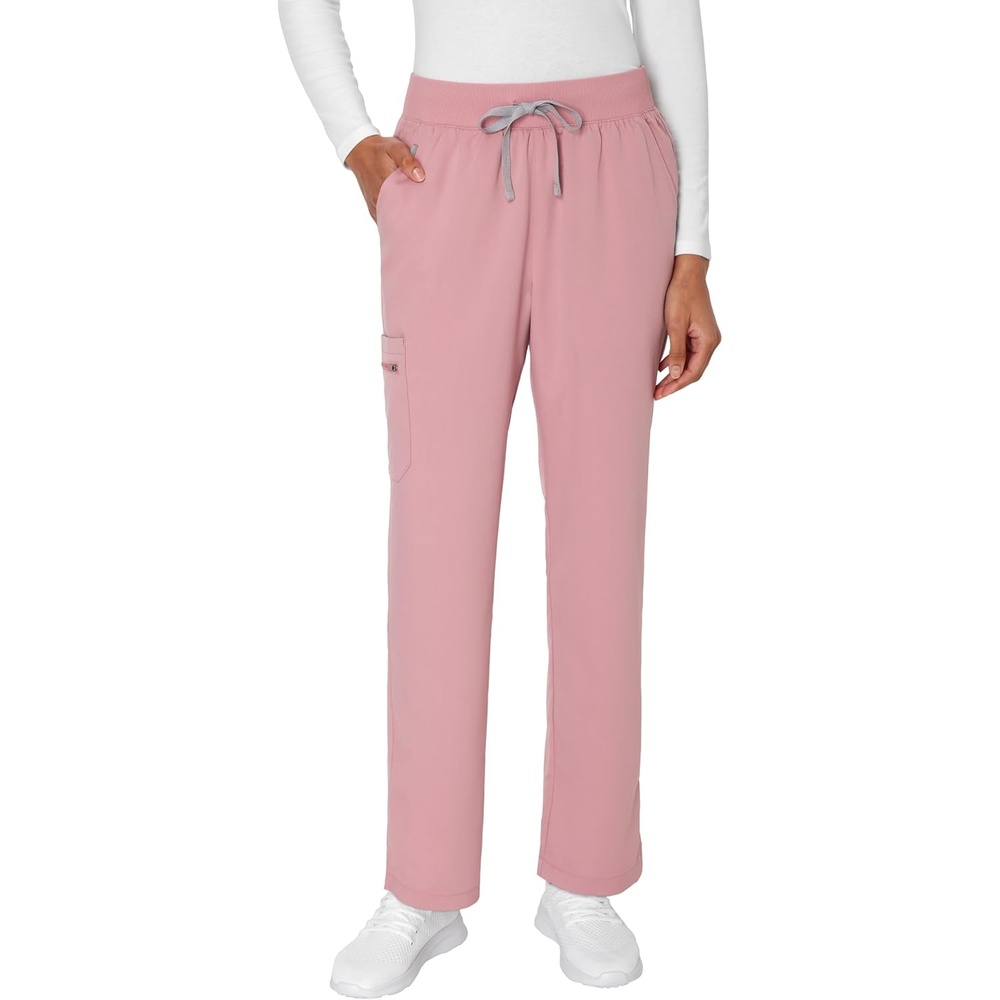 image:imageHanes Womens Scrub Pants Comfort Fit Healthcare Pants for Women MoistureWicking Medical ScrubsPink Mauve