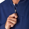 Hanes Men’s Scrubs Healthcare Jacket, Zip-up Scrub Jacket for Men, Moisture-wicking & Odor Control(Athletic Navy)