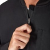 Hanes Men’s Scrubs Healthcare Jacket, Zip-up Scrub Jacket for Men, Moisture-wicking & Odor Control(New Ebony)