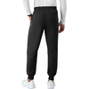 Hanes Men’s Scrubs Healthcare Joggers, Scrub Joggers for Men, Moisture-Wicking & Odor Control, Multiple Pockets(New Ebony)