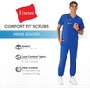Hanes Men’s Scrubs Healthcare Joggers, Scrub Joggers for Men, Moisture-Wicking & Odor Control, Multiple Pockets(Royal Blue)