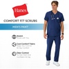 Hanes Men’s Scrubs Healthcare Pants, Scrub Pants for Men, Moisture-Wicking & Odor Control, 5 Pockets(Athletic Navy)