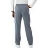 Hanes Men’s Scrubs Healthcare Pants, Scrub Pants for Men, Moisture-Wicking & Odor Control, 5 Pockets(Slate Grey)