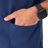 Hanes Men’s Scrubs Healthcare Top, Moisture-Wicking Stretch Scrub Shirts for Men, Odor Control(Athletic Navy)