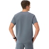 Hanes Men’s Scrubs Healthcare Top, Moisture-Wicking Stretch Scrub Shirts for Men, Odor Control(Slate Grey)