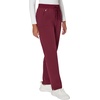 Hanes Women’s Comfort Fit Scrub Pants, Moisture-Wicking Healthcare Scrubs for Women, 3 Pockets(Afternoon Burgundy)