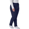 Hanes Women’s Comfort Fit Scrub Pants, Moisture-Wicking Healthcare Scrubs for Women, 3 Pockets(Athletic Navy)