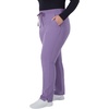 Hanes Women’s Comfort Fit Scrub Pants, Moisture-Wicking Healthcare Scrubs for Women, 3 Pockets(Soft Plum)