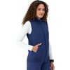Hanes Women’s Comfort Fit Scrubs Healthcare Vest, Moisture-Wicking Stretch Scrubs Vest for Women(Athletic Navy)