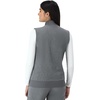 Hanes Women’s Comfort Fit Scrubs Healthcare Vest, Moisture-Wicking Stretch Scrubs Vest for Women(Ebony Heather)