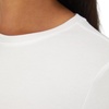 Hanes Women’s Comfort Fit Scrubs Underscrub, Supersoft Viscose from Bamboo Long Sleeve Shirt(White)