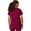 Hanes Women’s Hanes Women’s Premium Scrubs Top with Pockets, Comfort Fit Scrubs for Women, Nurse Essentials(Afternoon Burgundy)