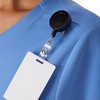 Hanes Women’s Hanes Women’s Premium Scrubs Top with Pockets, Comfort Fit Scrubs for Women, Nurse Essentials(Ceil Blue 2)