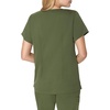Hanes Women’s Hanes Women’s Premium Scrubs Top with Pockets, Comfort Fit Scrubs for Women, Nurse Essentials(Green Moss)