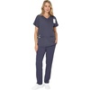 Hanes Women’s Hanes Women’s Premium Scrubs Top with Pockets, Comfort Fit Scrubs for Women, Nurse Essentials(Peppercorn Grey)