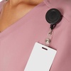 Hanes Women’s Hanes Women’s Premium Scrubs Top with Pockets, Comfort Fit Scrubs for Women, Nurse Essentials(Pink Mauve)