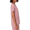 Hanes Women’s Hanes Women’s Premium Scrubs Top with Pockets, Comfort Fit Scrubs for Women, Nurse Essentials(Pink Mauve)