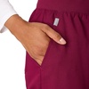 Hanes Women’s Scrub Joggers, Comfort Fit Healthcare Pants for Women, Moisture-Wicking Medical Scrubs with Odor Control(Afternoon Burgundy)