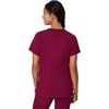 Hanes Women’s Scrub Top – Premium Stretch V-Neck Healthcare Top(Afternoon Burgundy)