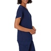 Hanes Women’s Scrub Top – Premium Stretch V-Neck Healthcare Top(Athletic Navy)