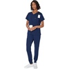Hanes Women’s Scrub Top – Premium Stretch V-Neck Healthcare Top(Athletic Navy)