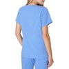 Hanes Women’s Scrub Top – Premium Stretch V-Neck Healthcare Top(Ceil Blue 2)
