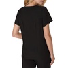 Hanes Women’s Scrub Top – Premium Stretch V-Neck Healthcare Top(New Ebony)