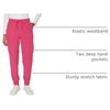 Hanes Women’s Scrubs Cargo Joggers, Healthcare Scrub Joggers for Women, Moisture Wicking(Fuchsia Pink)