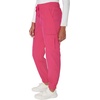 Hanes Women’s Scrubs Cargo Joggers, Healthcare Scrub Joggers for Women, Moisture Wicking(Fuchsia Pink)