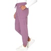 Hanes Women’s Scrubs Cargo Joggers, Healthcare Scrub Joggers for Women, Moisture Wicking(Purple Mauve)