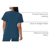 Hanes Women’s Scrubs Healthcare Top, Moisture-Wicking Stretch Scrub Shirts, Ribbed Side Panels(Caribbean Blue)