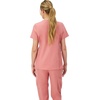 Hanes Women’s Scrubs Healthcare Top, Moisture-Wicking Stretch Scrub Shirts, Ribbed Side Panels(Rose Ranch Pink)