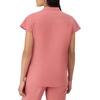 Hanes Women’s Scrubs Healthcare Top with Mandarin Collar, Moisture-Wicking Stretch Scrub Shirt(Rose Ranch Pink)