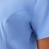 Hanes Women’s Scrubs Healthcare Top with V-Neckline, Moisture-Wicking Stretch Scrub Shirts(Ceil Blue 2)