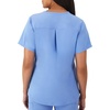Hanes Women’s Scrubs Healthcare Top with V-Neckline, Moisture-Wicking Stretch Scrub Shirts(Ceil Blue 2)